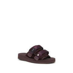 Forte_Forte Black Polyester Flat Sandals