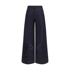 Forte_Forte Blue Cotton Casual Pants - 0/XS