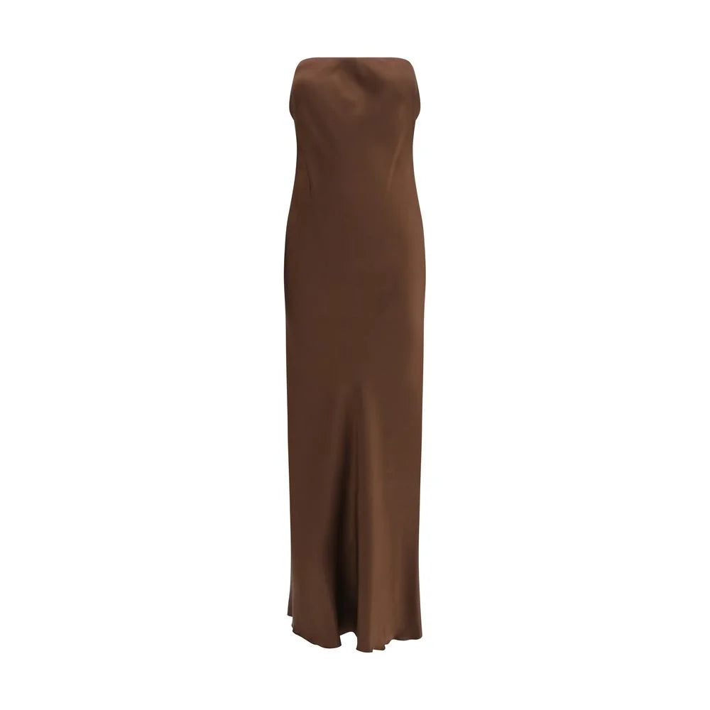 Forte_Forte Brown Acetate Casual Dress