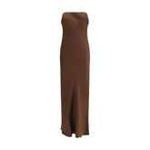 Forte_Forte Brown Acetate Casual Dress