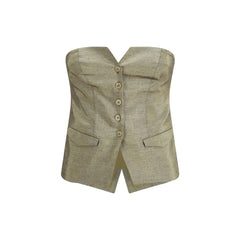 Forte_Forte Gold Cotton Top