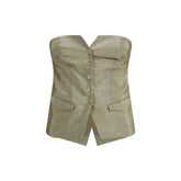 Forte_Forte Gold Cotton Top - II/M