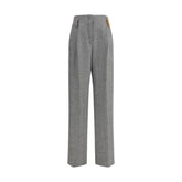 Forte_Forte Multicolor Fleece Wool Casual Pants - II/M
