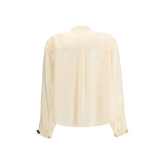 Forte_Forte Multicolor Silk Blouse - Blouses