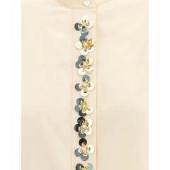 Forte_Forte Multicolor Silk Blouse - Blouses