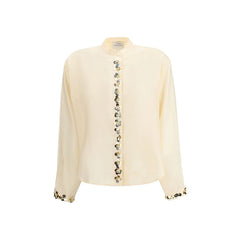Forte_Forte Multicolor Silk Blouse - Blouses