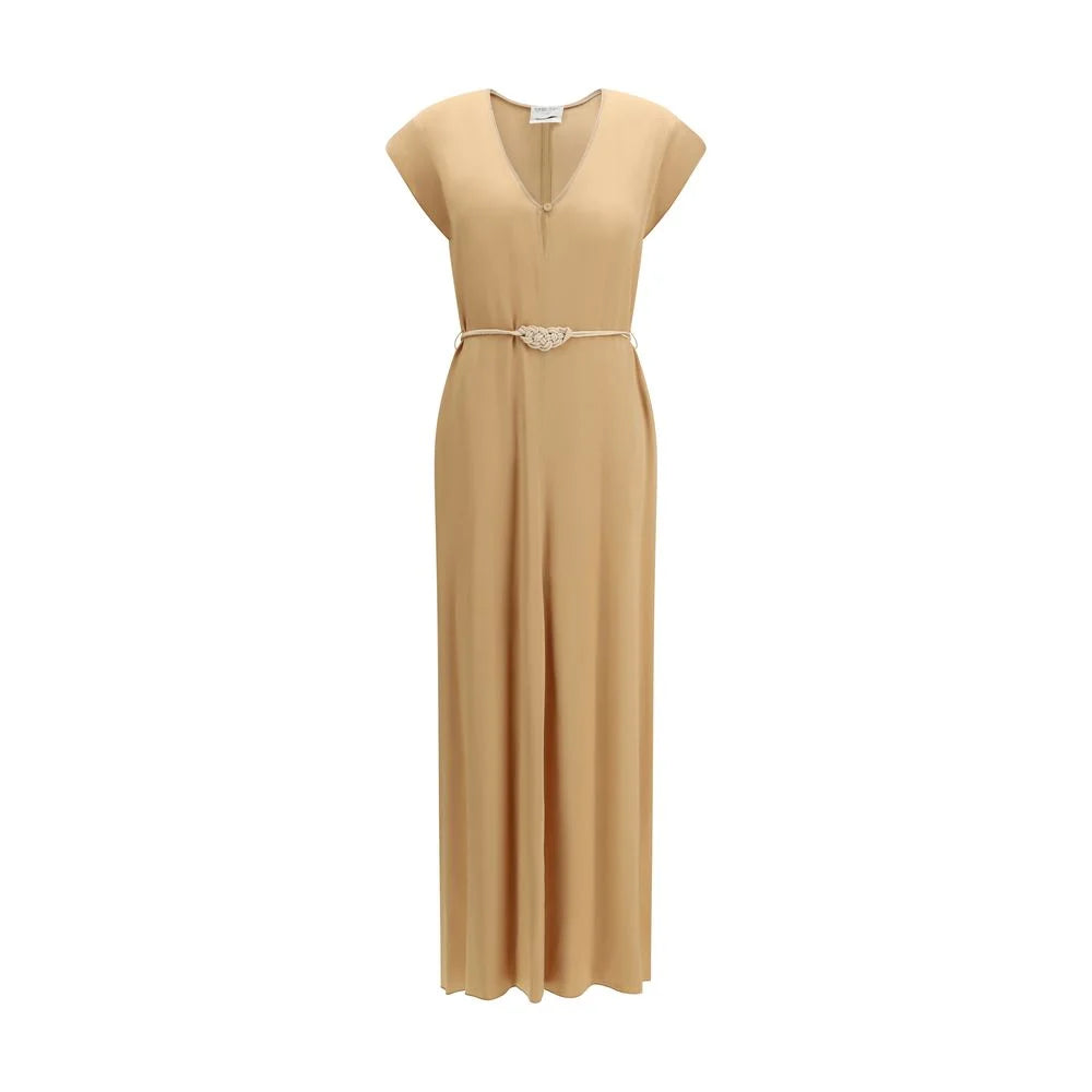 Forte_Forte Orange Viscose Casual Dress - 2
