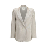 Forte_Forte Silver Cotton Blazer