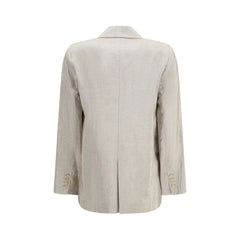 Forte_Forte Silver Cotton Blazer - I/S