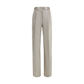 Forte_Forte Silver Polyester Flared Pants - I/S