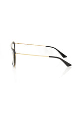 Frankie Morello Aviator-Style Chic Eyeglasses with Gold Accents - Eyeglasses