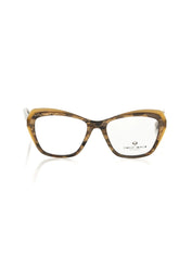 Frankie Morello Beige Acetate Women Eyeglass Frame - Eyeglasses