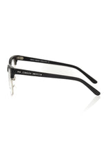 Frankie Morello Black Metallic Men’s Eyeglass Frame - Eyeglasses