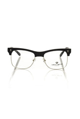 Frankie Morello Black Metallic Men’s Eyeglass Frame - Eyeglasses