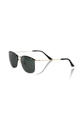 Frankie Morello Black Metallic Sunglass for Men - Sunglasses