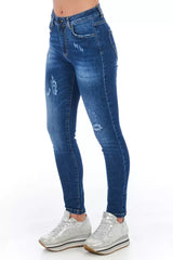 Frankie Morello Blue Denim Women’s Jeans - W27 - Jeans