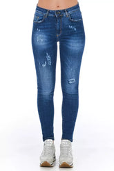Frankie Morello Blue Denim Women’s Jeans - W27 - Jeans