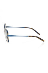 Frankie Morello Blue Metallic Women’s Eyeglass Frame - Eyeglasses