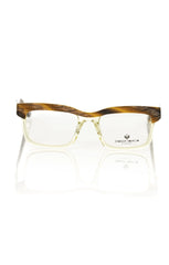 Frankie Morello Brown Acetate Men Frame - Eyeglasses