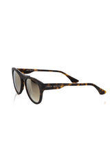 Frankie Morello Brown Acetate Men’s Sunglass - Sunglasses