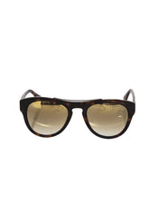 Frankie Morello Brown Acetate Men’s Sunglass - Sunglasses