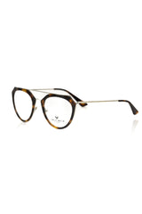 Frankie Morello Brown Acetate Women Frame - Eyeglasses