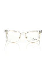 Frankie Morello Gold Metallic Fiber Men Frame - Eyeglasses