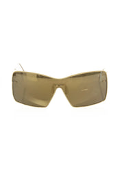 Frankie Morello Gold Metallic Fiber Women’s Sunglass - Sunglasses