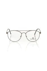 Frankie Morello Gray Metallic Fiber Men’s Frame - Eyeglasses