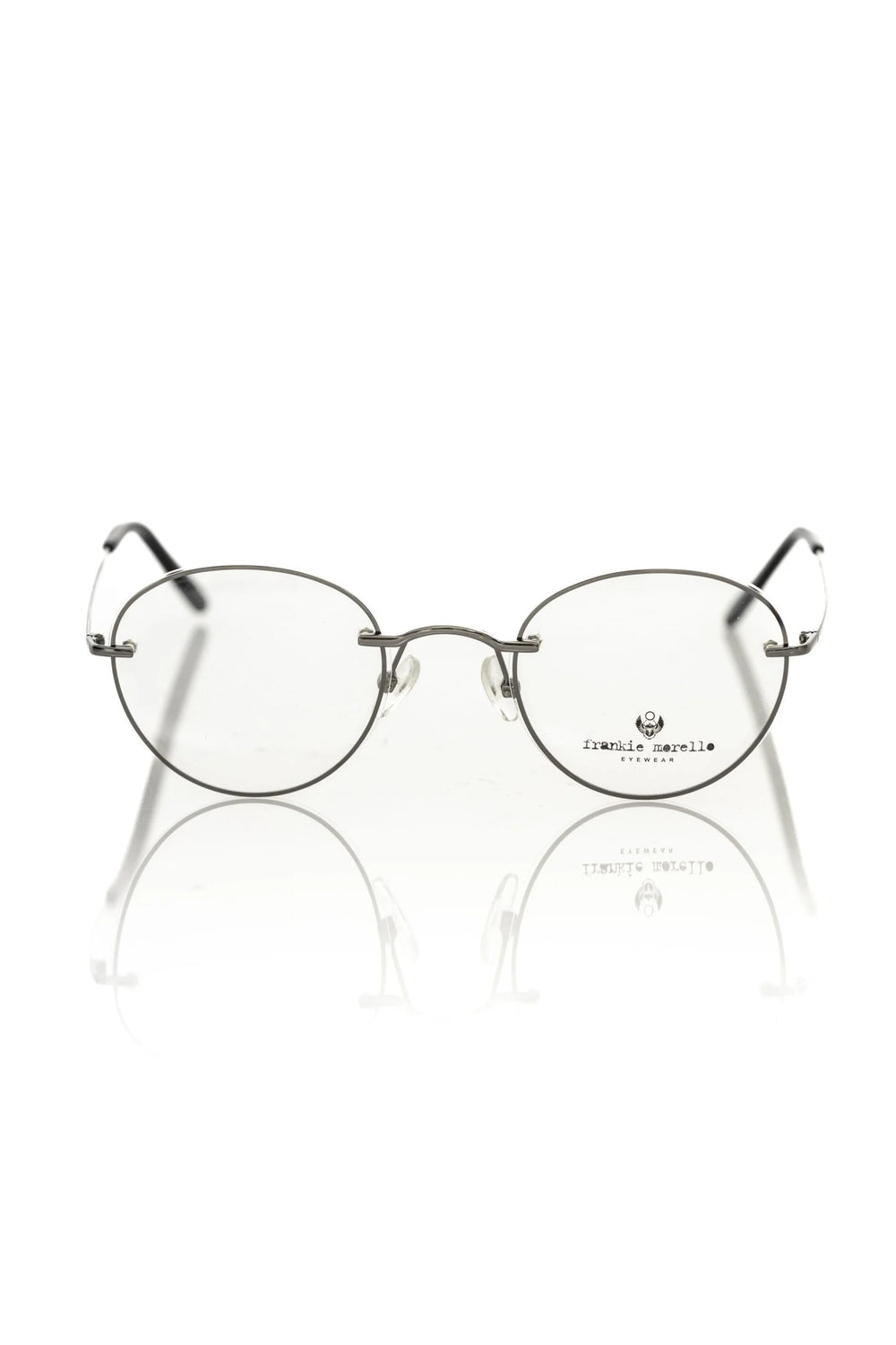 Frankie Morello Gray Metallic Men’s Frame - Eyeglasses
