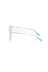 Frankie Morello Light Blue Acetate Women Frame - Eyeglasses