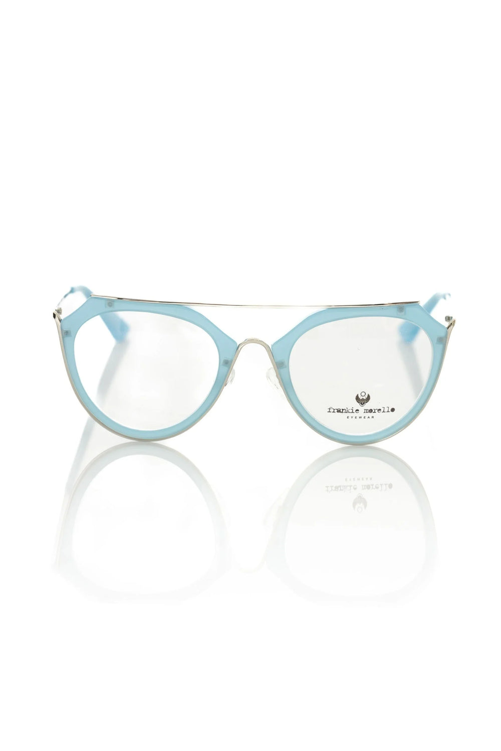 Frankie Morello Light Blue Acetate Women Frame - Eyeglasses