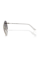 Frankie Morello Silver Metallic Fibre Men Sunglass - Sunglassesk