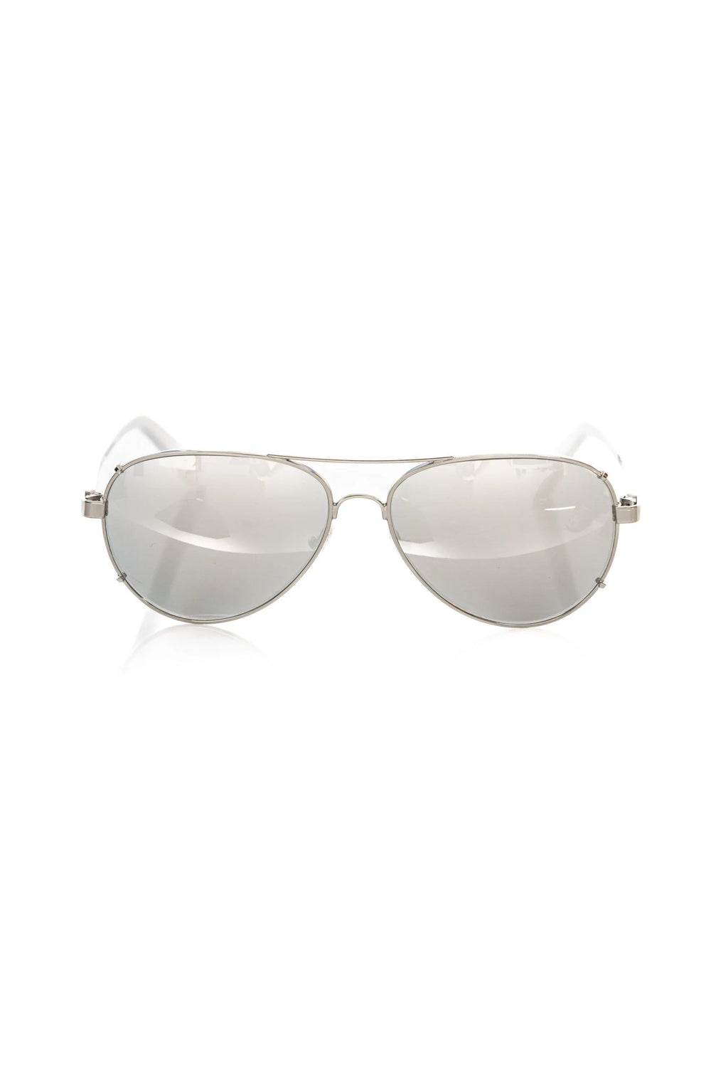 Frankie Morello Silver Metallic Fibre Men Sunglass - Sunglassesk