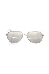 Frankie Morello Silver Metallic Fibre Men Sunglass - Sunglassesk