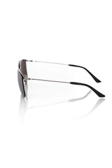 Frankie Morello Silver Metallic Men Sunglass - Sunglasses