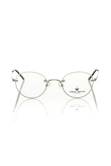 Frankie Morello Silver Metallic Men’s Frame - Eyeglasses