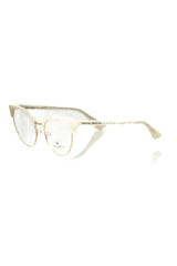 Frankie Morello White Metallic Women’s Frame - Eyeglasses