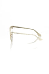 Frankie Morello White Metallic Women’s Frame - Eyeglasses