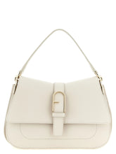 Furla Beige Calfskin Shoulder Bag