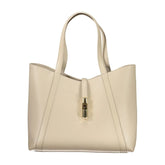 Furla Beige Leather Handbag