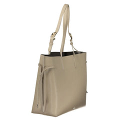 Furla Beige Leather Women Handbag - Shoulder Bags