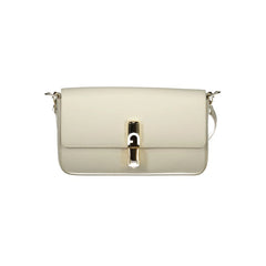 Furla Bianco Leather Women Handbag
