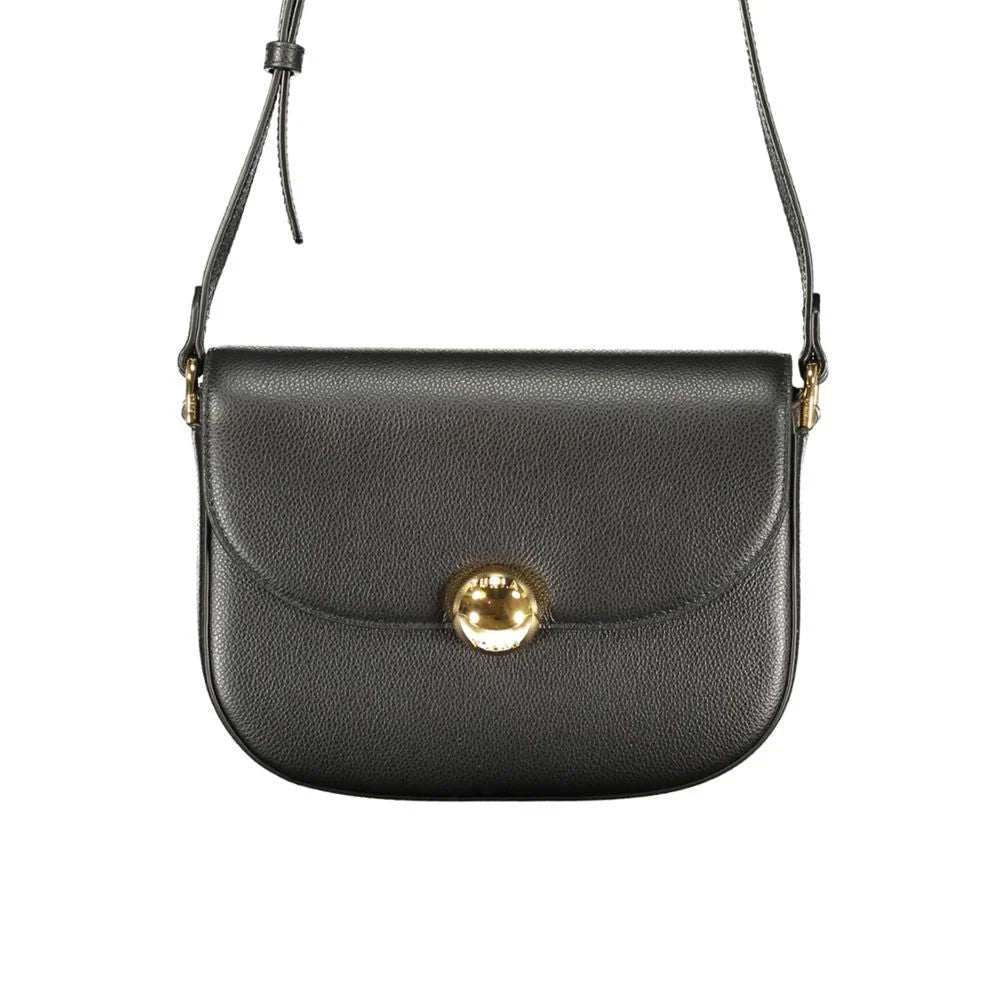 Furla Black Leather Women Crossbody