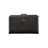 Furla Black Leather Women Wallet