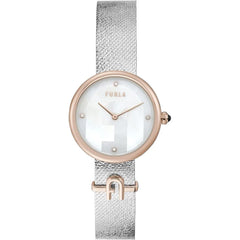 Furla Gray Stainless Steel Dress Watch