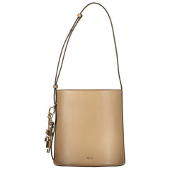 Furla Marrone Leather Woman Bucket Bag - Bucket Bags