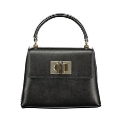 Furla Nero Leather Women Handbag