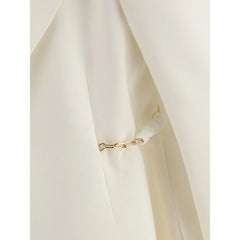 Gabriela Hearst Beige Fleece Wool Blazer - IT38 | S