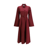 Gabriela Hearst Bordeaux Bomull Casual Kjole - IT44 | L